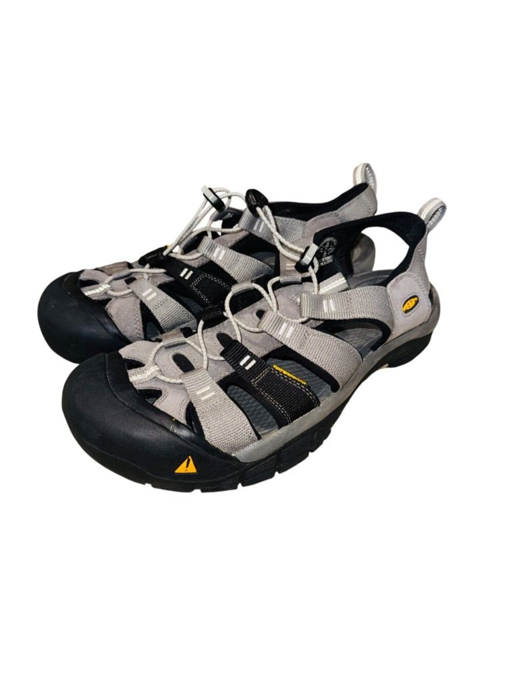 Keen Mens Newport H2 Sandals 13 Grey Black Water-Resistant Outdoor Hiking Sandal